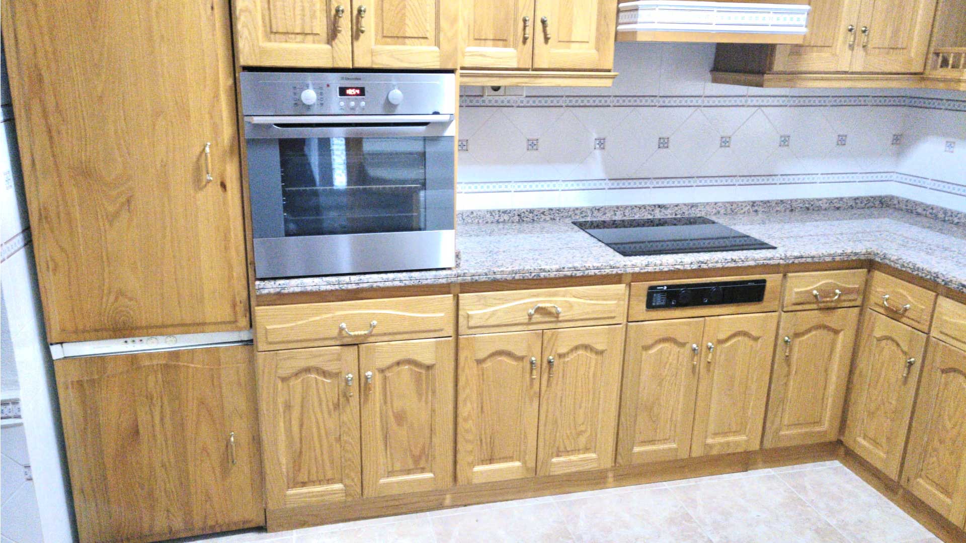 cocina lacado en blanco