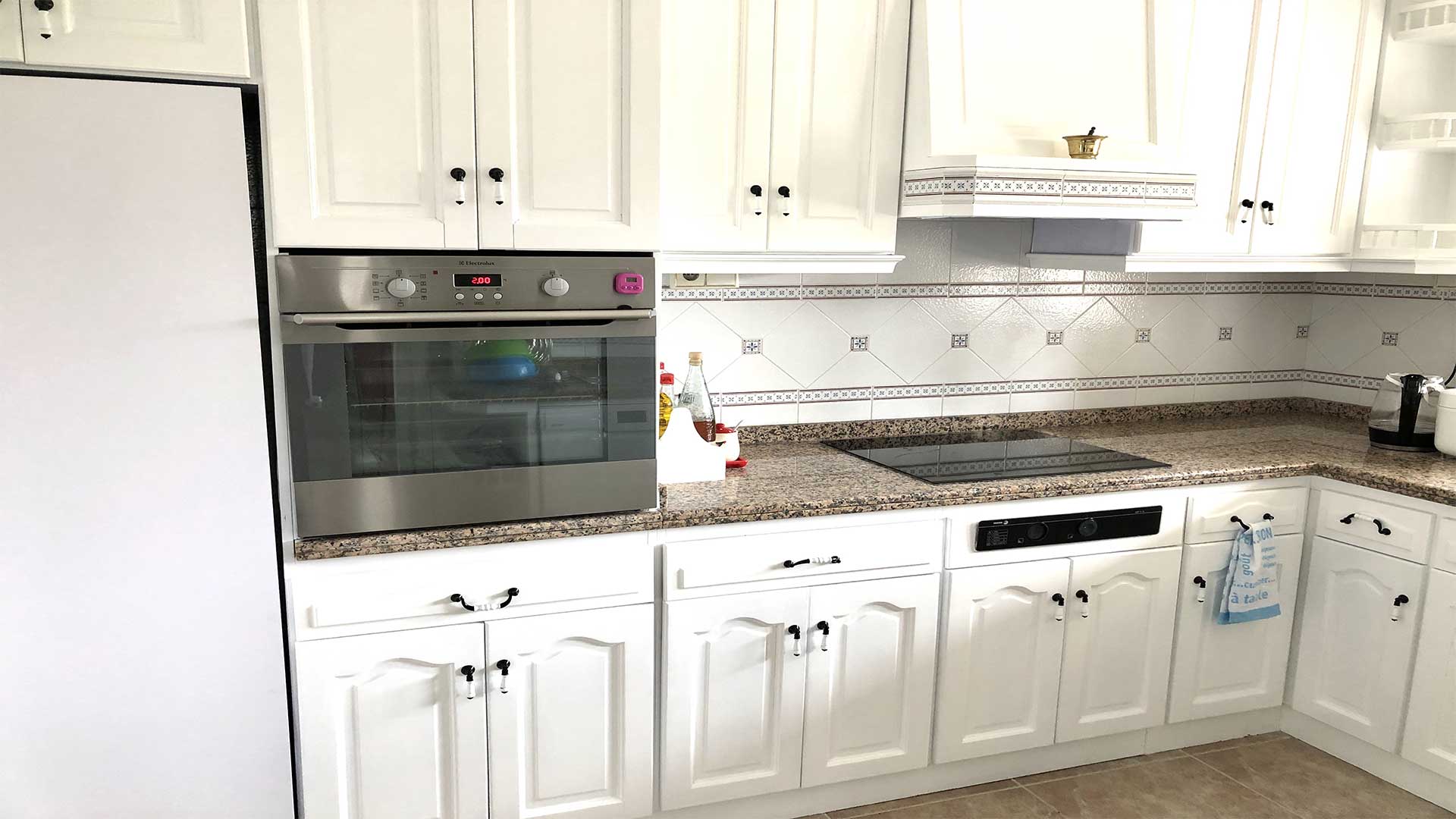 cocina lacado en blanco