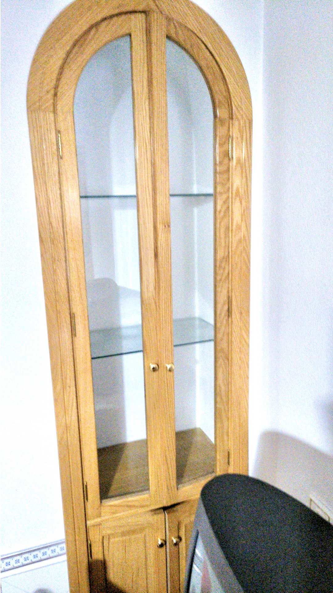 vitrina lacado en blanco